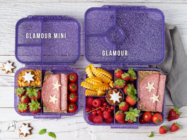 LEKKABOX Mini Glamour - Brotdose mit 3 Fächern