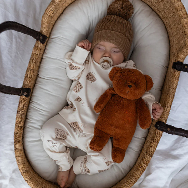 MOONIE Teddybär | Einschlafhilfe | Caramel
