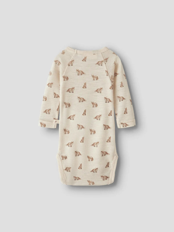 NBMNALU WO/MO LS SLIM BODY | Merino