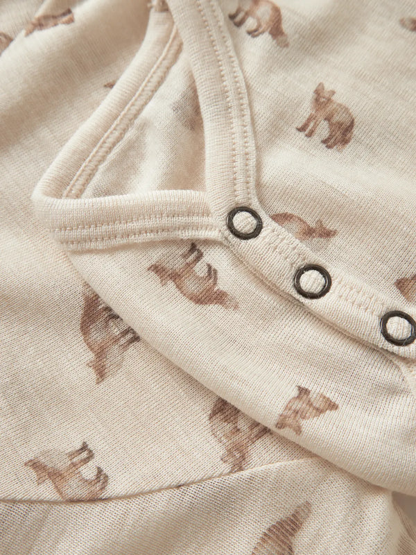 NBMNALU WO/MO LS SLIM BODY | Merino