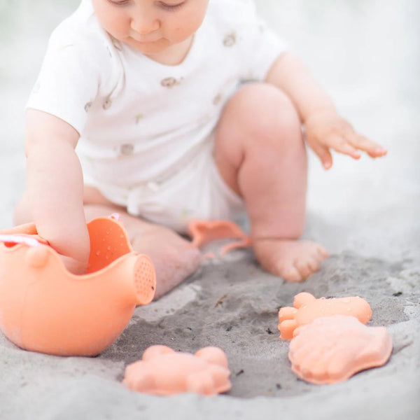 Scrunch - Sandspielset 4 Sandförmchen aus Silikon