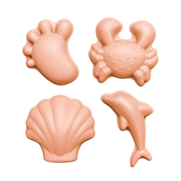 Scrunch - Sandspielset 4 Sandförmchen aus Silikon
