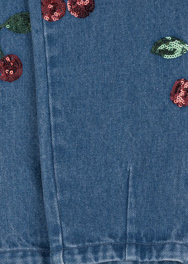 MAGOT PANTS GOTS | CHERRY SEQUIN | Glitzer Jeans