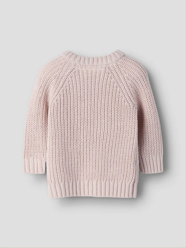 NBFEMLEN EMB LS KNIT LIL