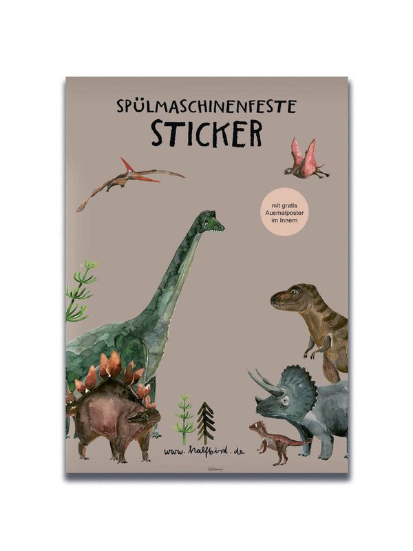 spülmaschinenfeste Sticker "Dinos"